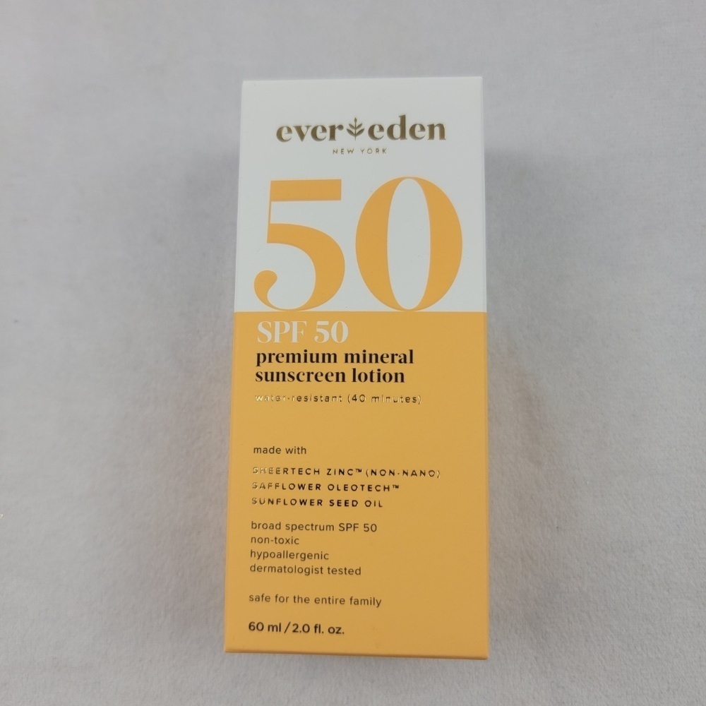 NIB Ever Eden Kids SPF 50 premium mineral sunscreen
